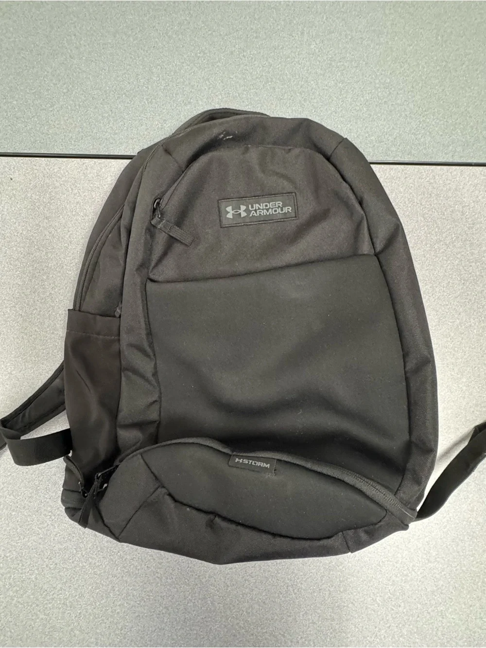 USED-Under Armour Black Backpack - Classic Everyday Pack